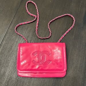 CHANEL Pink Crossbody Bag